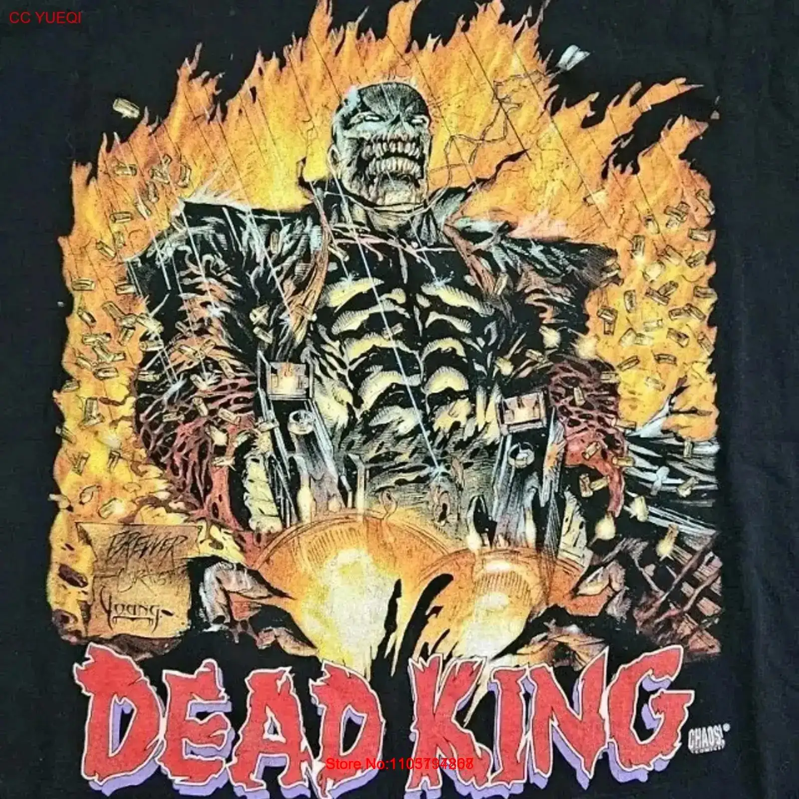 Vintage Fashion Victim - تي شيرت كلاسيكي 90s Choas Comics