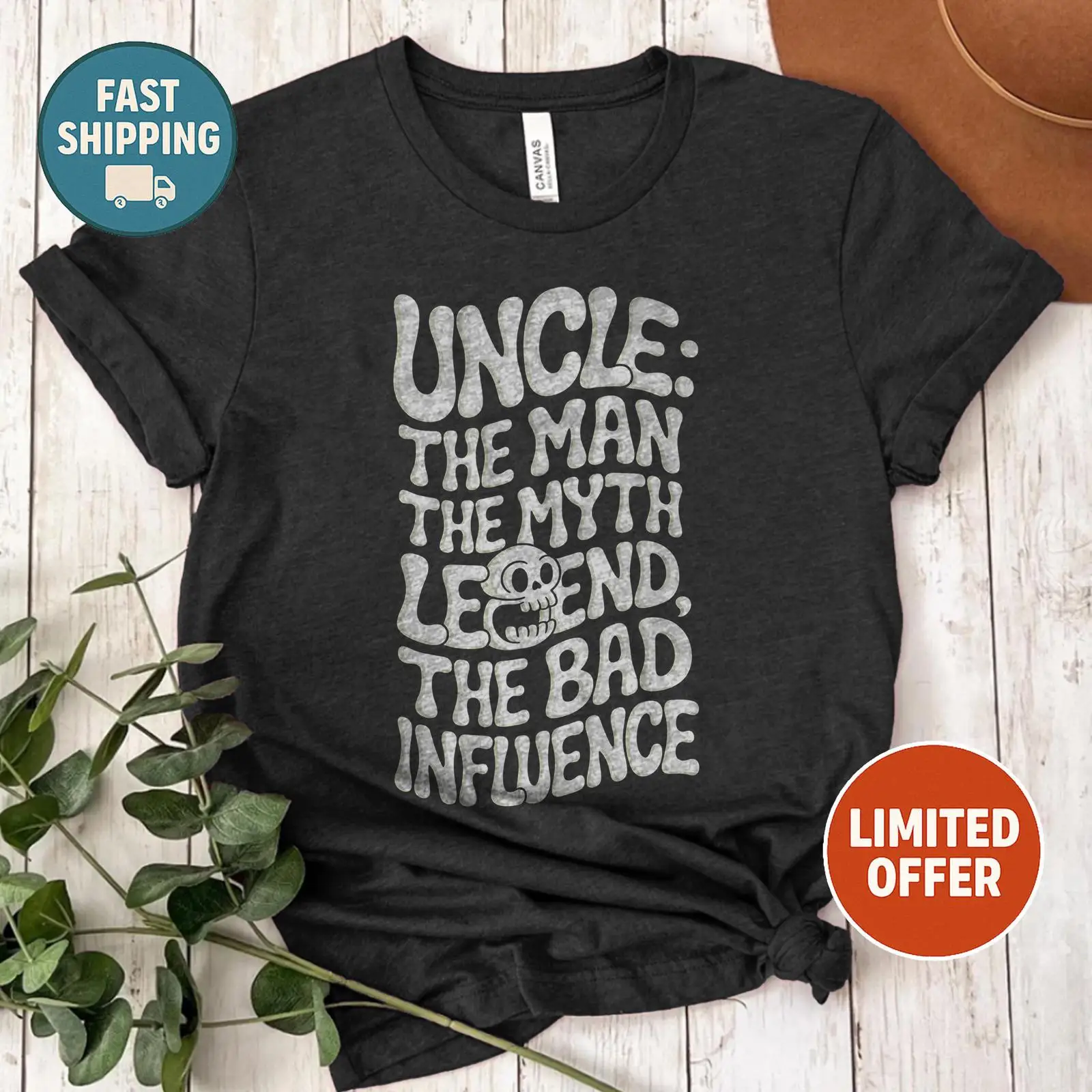 Vintage Fashion Influencer - تي شيرت بتصميم Uncle The Man
