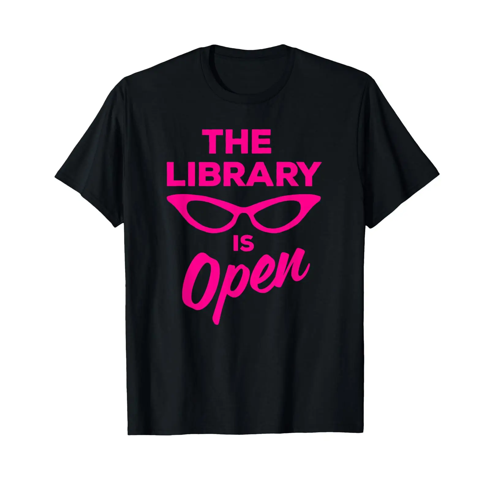 Vintage Fashion Library - تي شيرت The Library is Open