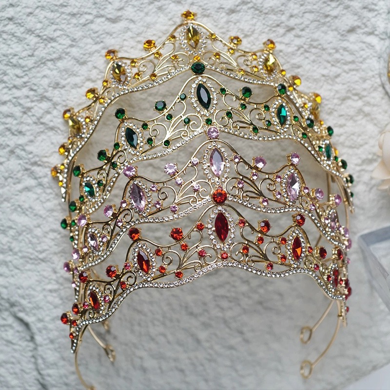 تاج كريستال باروكي فاخر على طر - مراجعة Vintage Fashion Queen وسعره