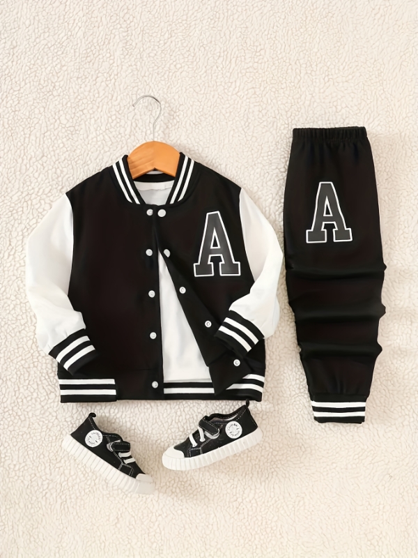 طقم مكون من قطعتين من سترة اسك - مراجعة Varsity Jacket Wool وسعره