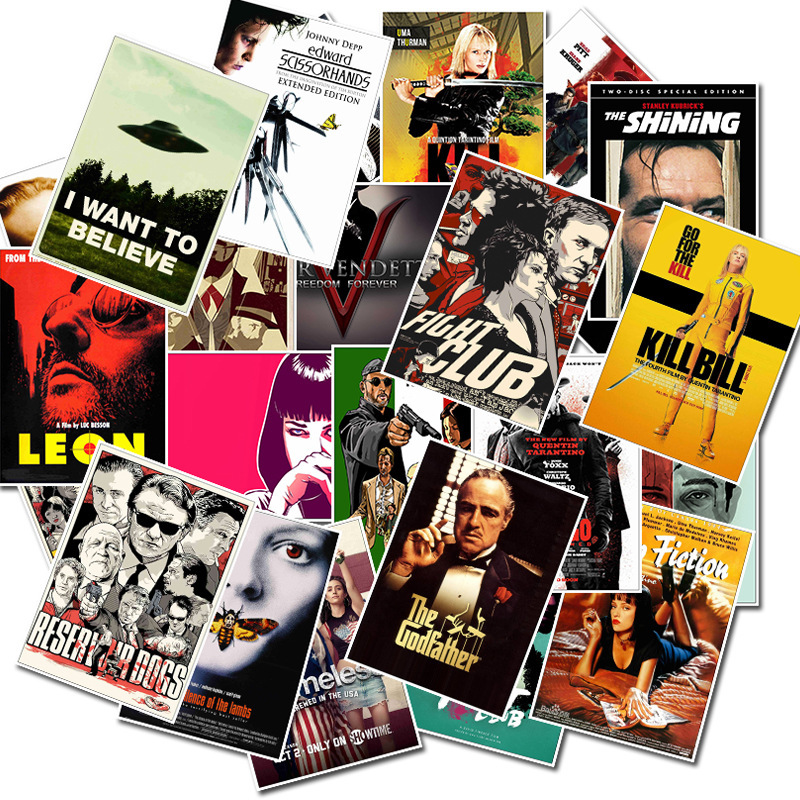 25 قطعة ملصقات الفيلم الكلاسيك - مراجعة Vintage Fashion Magazine وسعره