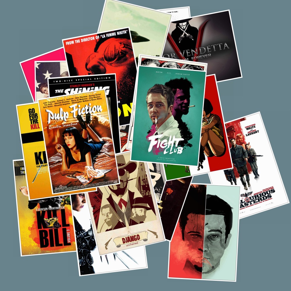 25 قطعة ملصقات الفيلم الكلاسيك - مراجعة Vintage Fashion Magazine وسعره
