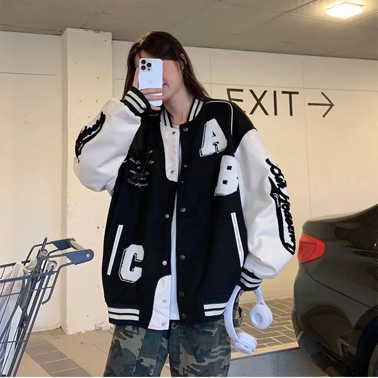 Y2k صوف الضأن Bomber سترة الإن - مراجعة Varsity Jacket Wool وسعره