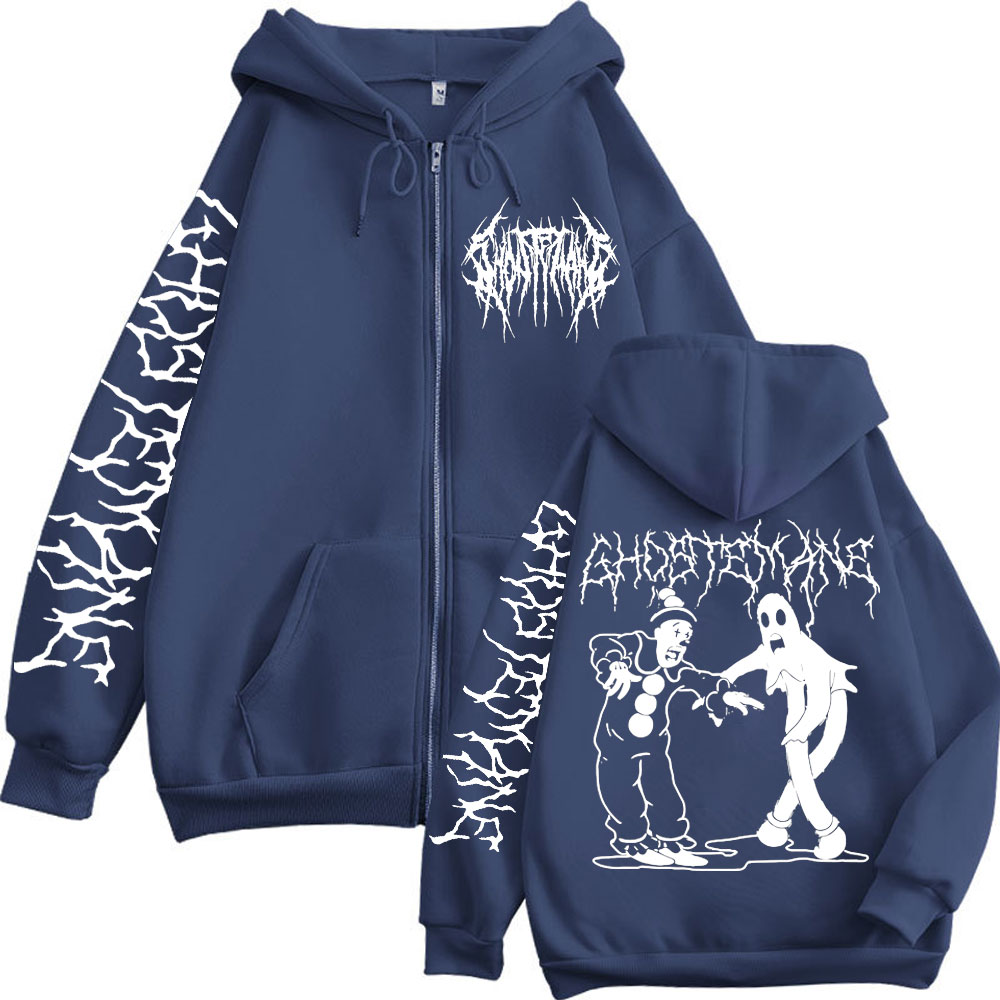 Ghostemane طباعة سستة هوديس ال - مراجعة Vintage Fashion Pop Up وسعره